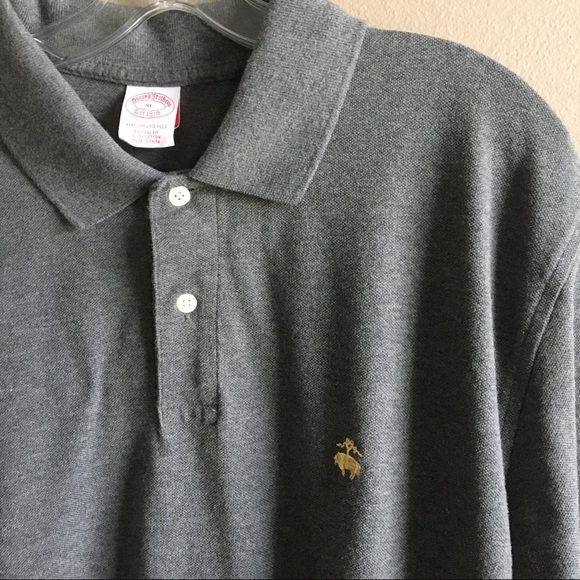 {Brooks Brothers} Charcoal Performance Polo XL - Picture 3 of 6